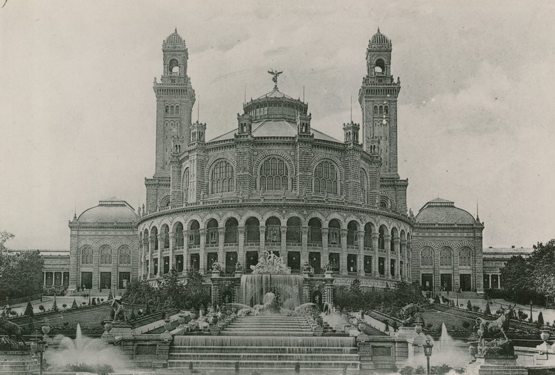Le Palais du Trocadero, Trocadero-palasset (fotogravyr) av French Photographer