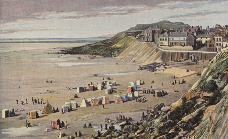 Le Portel, Utsikt fra stranden av French Photographer