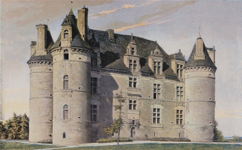 Le Vieil-Bauge, Chateau de Landifer, Set S E av French Photographer