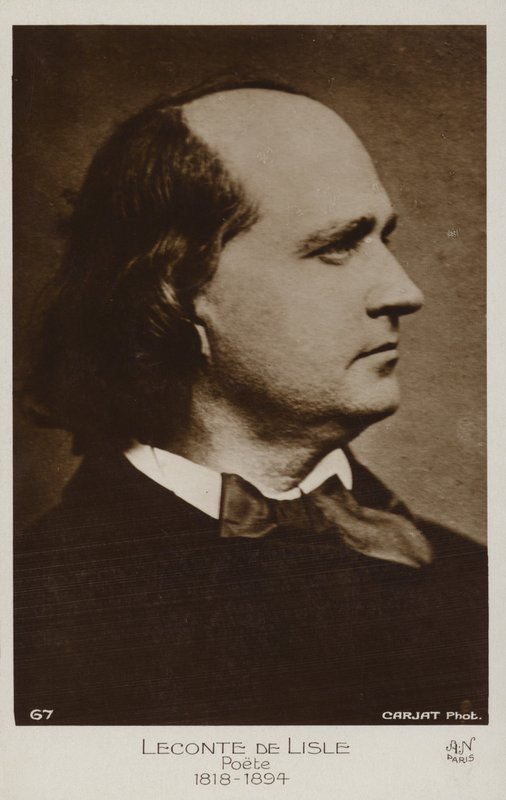 Leconte de Lisle (1818-1894), fransk poet av French Photographer