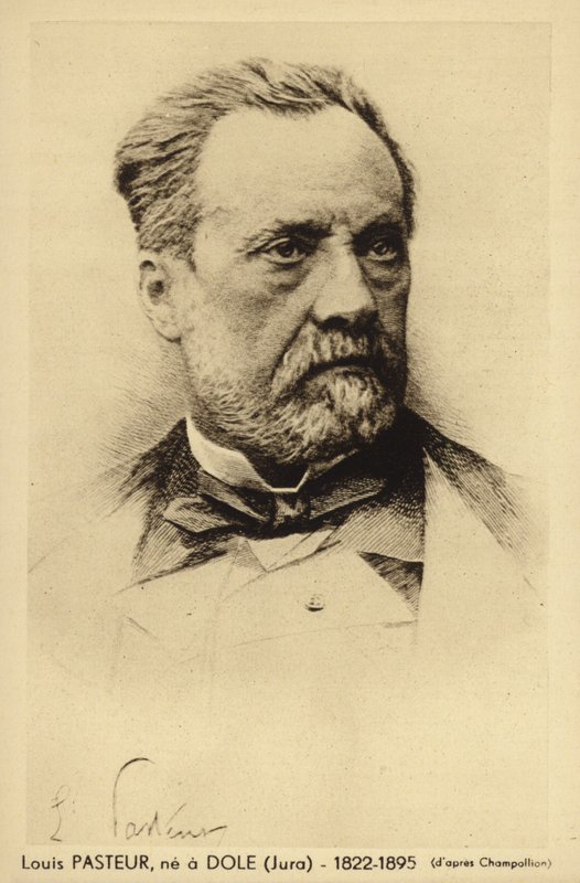 Louis Pasteur (1822-1895), fransk kjemiker og mikrobiolog av French Photographer