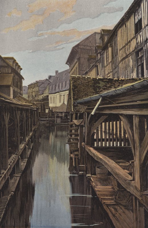 Louviers, vaskehus og trehus av French Photographer