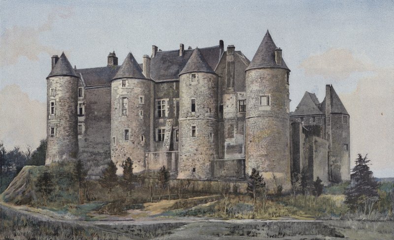 Luynes, Chateau, Oversikt av French Photographer