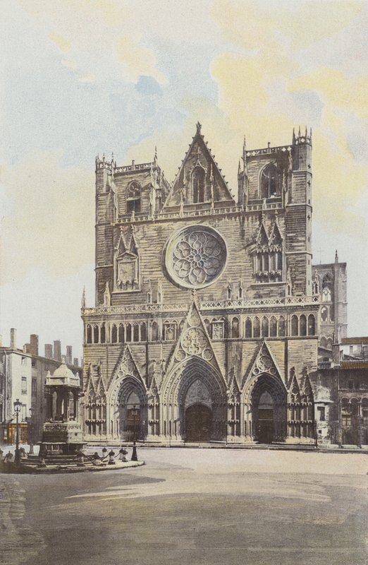Lyon, Cathedrale St-Jean, Fasade O av French Photographer