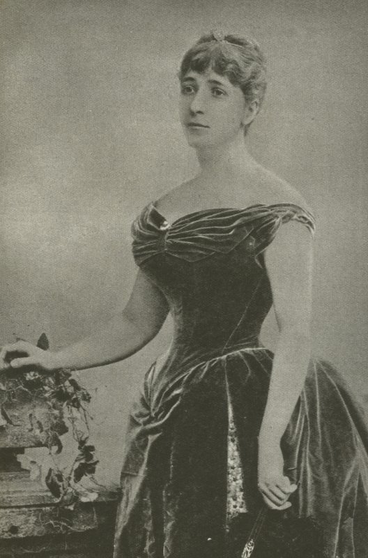 Madame Marguerite De Bonnemain, general Boulangers elskerinne (s/hvitt bilde) av French Photographer