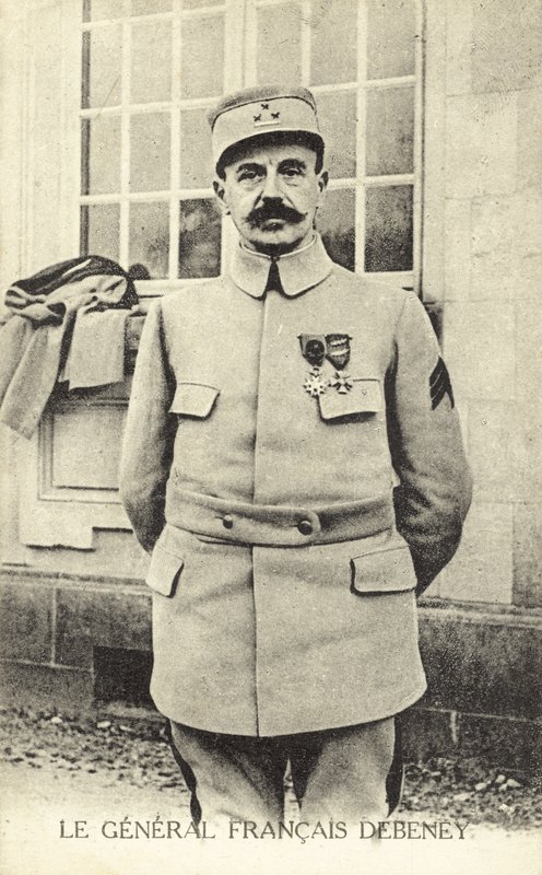 Marie-Eugene Debeney, fransk general fra første verdenskrig (s/hvitt-bilde) av French Photographer