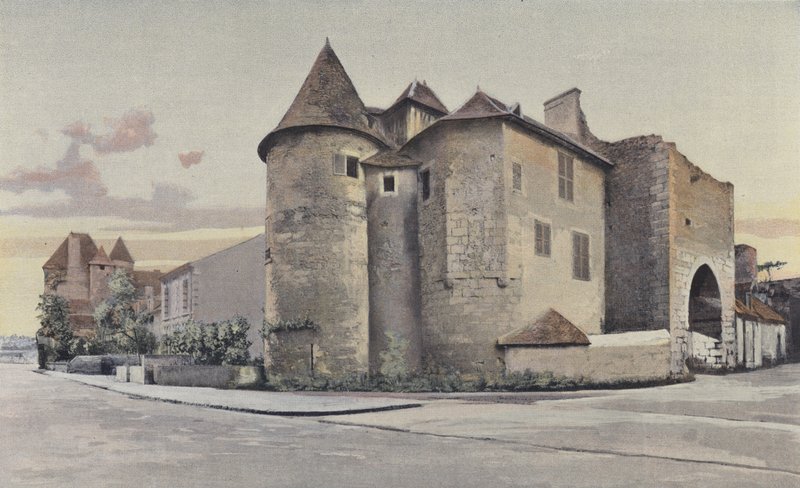 Mennetou-sur-Cher, Chateau, View E av French Photographer