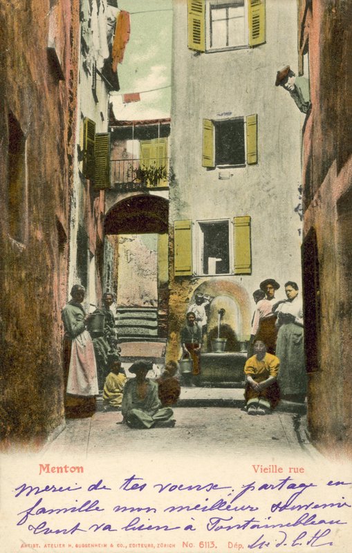 Menton, Frankrike, Old Street av French Photographer