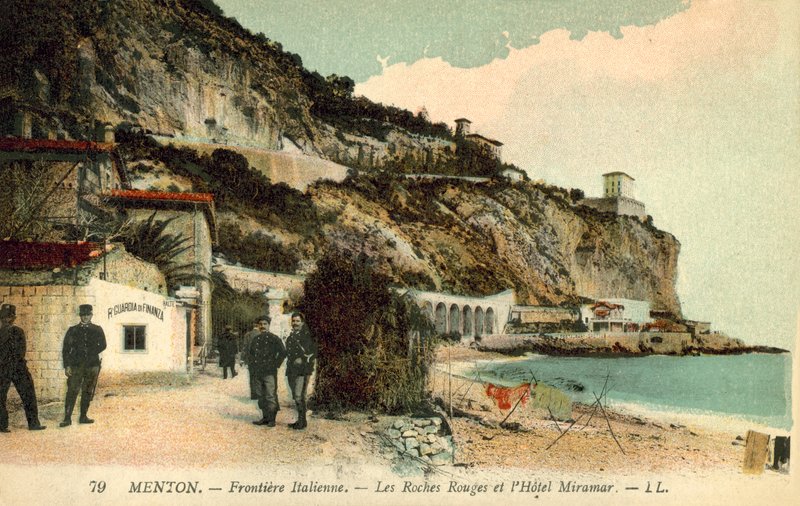 Menton, italiensk grense av French Photographer