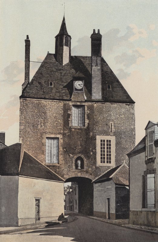 Meung, byport, kjent som Porte d’Amont av French Photographer