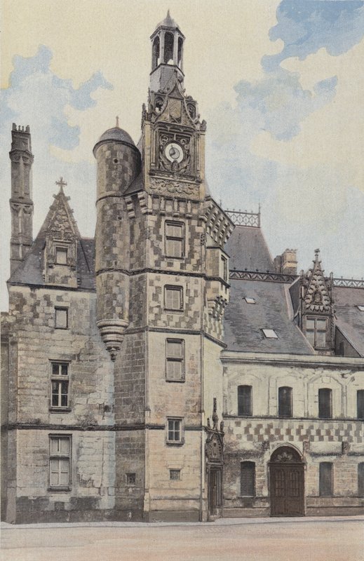 Montigny-le-Gannelon, Chateau, Trappetårn av French Photographer