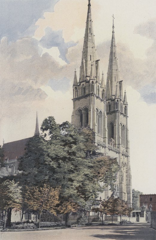 Moulins, Cathedrale, Fasade O av French Photographer