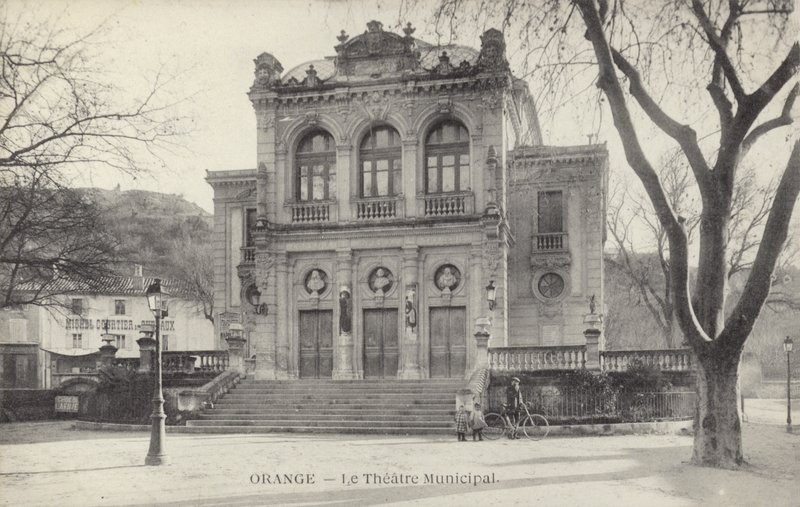 Municipal Theatre, Orange, Frankrike av French Photographer