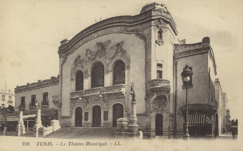 Kommunalt teater, Tunis, Tunisia av French Photographer