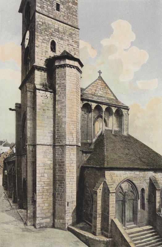 Neufchateau, Saint-Christophe Church, side O av French Photographer