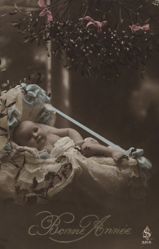 Nyttårskort med baby av French Photographer