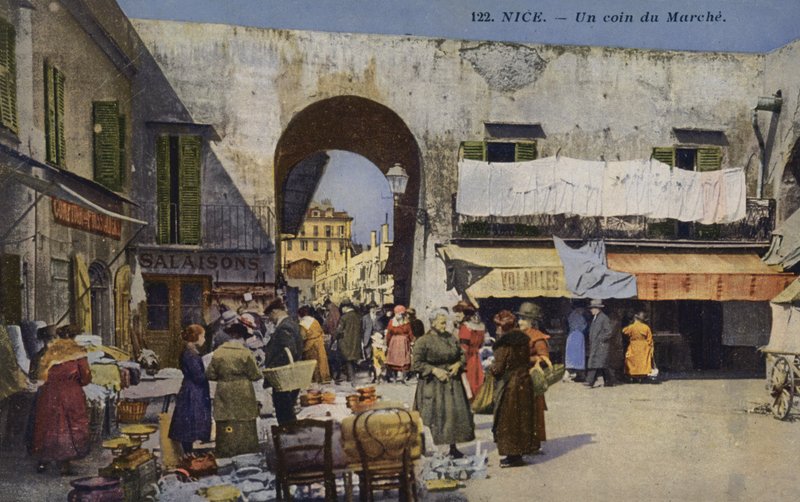 Fint, et hjørne av markedet av French Photographer