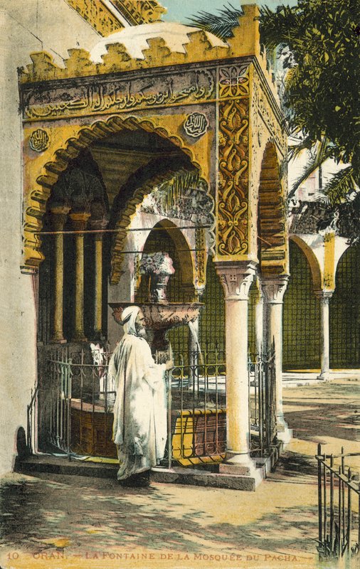 Oran, Algerie, fontenen til moskeen i Pacha av French Photographer