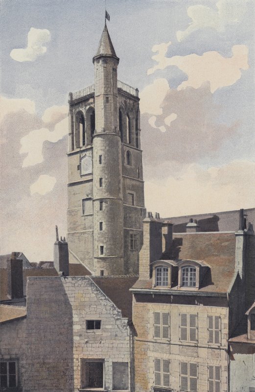 Orleans, gamle rådhuset, klokketårnet av French Photographer