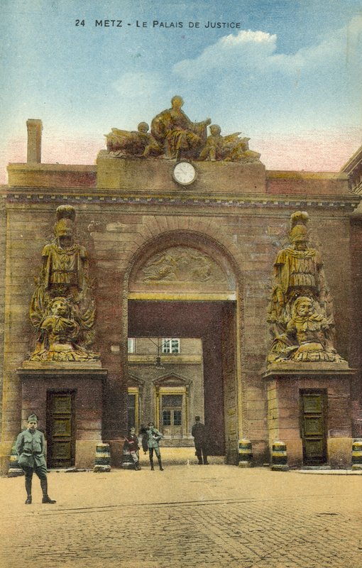 Palace of Justice, Metz (fargebilde) av French Photographer