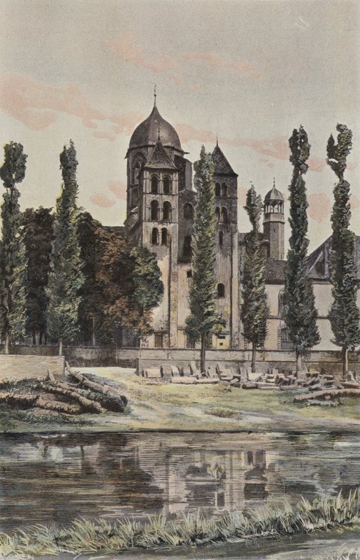 Paray-le-Monial, kirke sammen av French Photographer