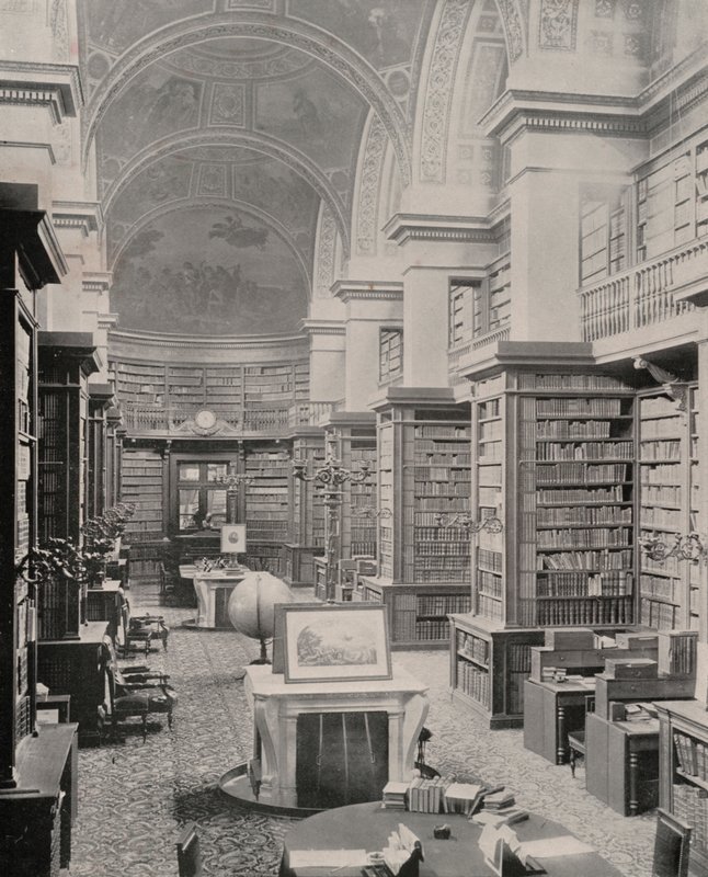 Paris: Bibliotheque of the Chamber of Deputies (s/hv-bilde) av French Photographer