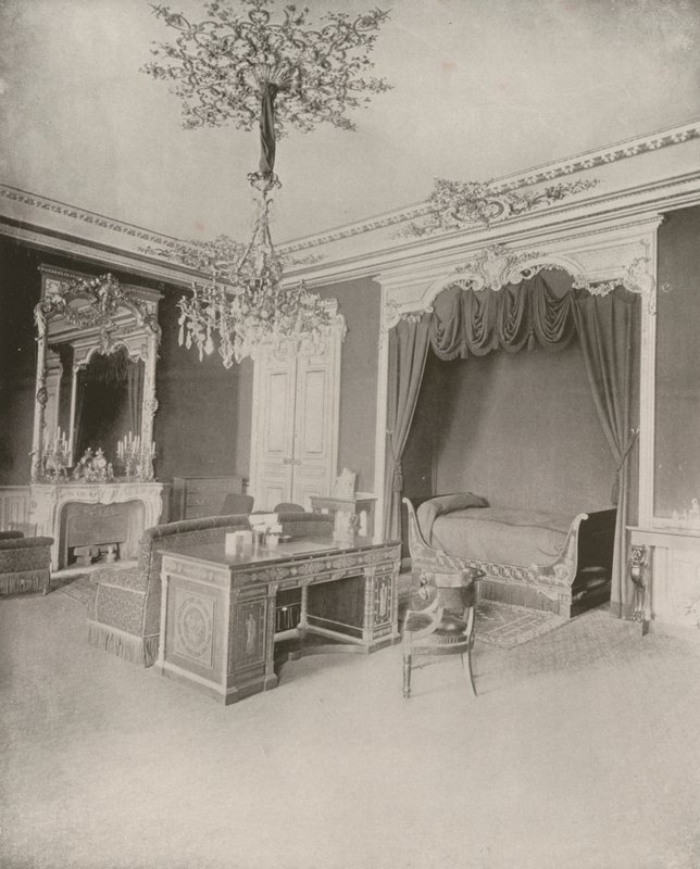Paris: Chamber of Gambetta, Palais Bourbon (s/hvitt-bilde) av French Photographer