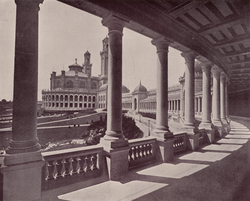Paris: Circular Gallery of the Trocadero Palace (s/hv-bilde) av French Photographer