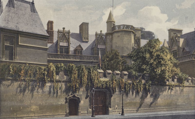 Paris, Hotel de Cluny, Inngang til museet av French Photographer
