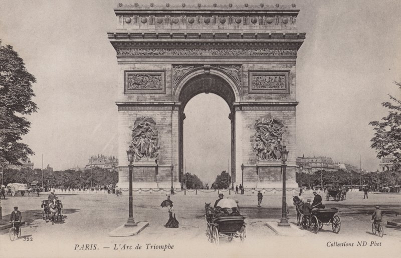 Paris, Triumfbuen av French Photographer