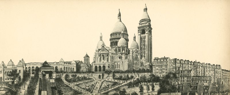 Paris, Basilica of the Sacred Heart of Montmartre, The Sacred Heart Basilica av French Photographer