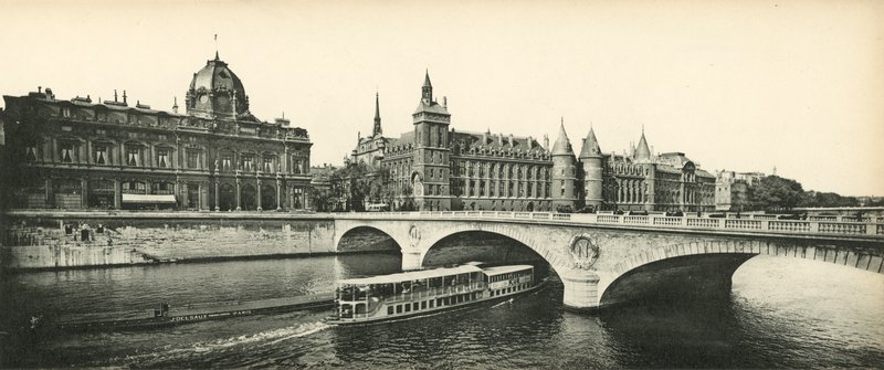 Paris, The Conciergerie and the Commercial Court, The Conciergerie and Court of Trade av French Photographer