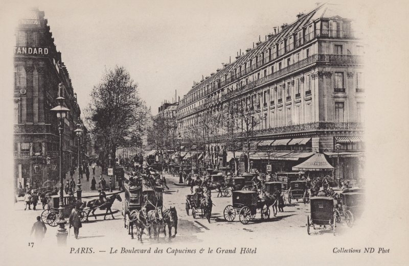 Paris, Boulevard Des Capucines, The Grand Hotel av French Photographer