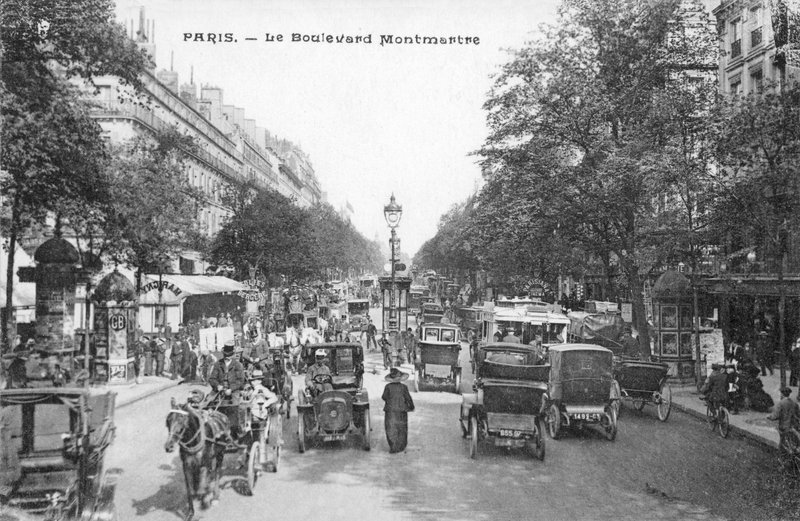 Paris, Boulevard Montmartre av French Photographer