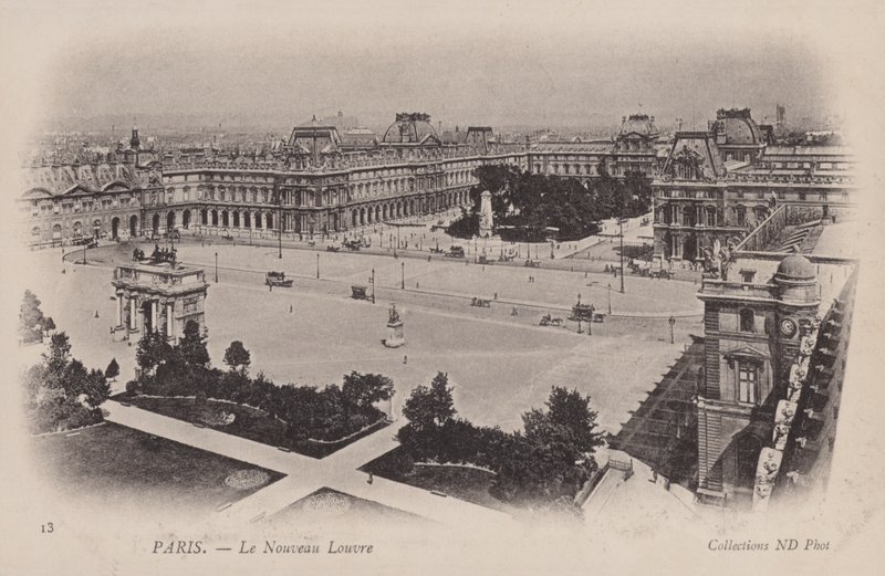 Paris, Det nye Louvre av French Photographer