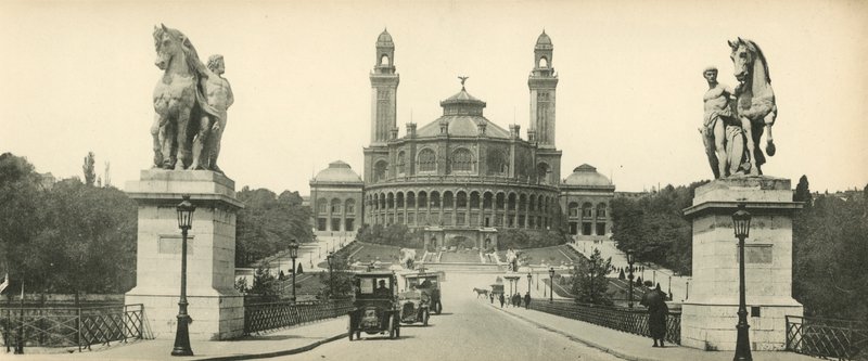 Paris, Trocadero-palasset og Iena-broen, Trocadero-palasset og Iena-broen av French Photographer