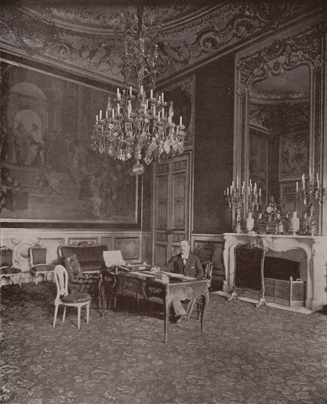 Paris: M Casimir-Perier, Frankrikes president (s/hvitt bilde) av French Photographer