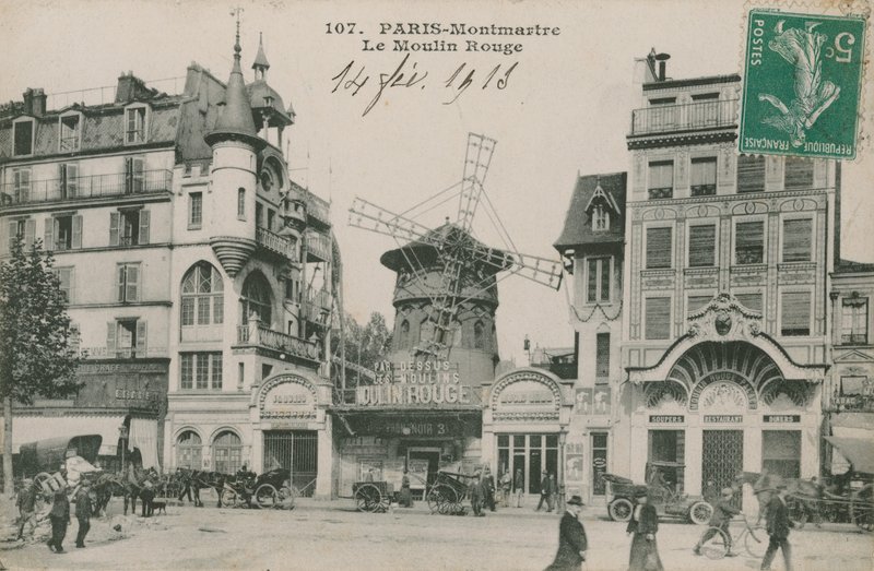 Paris, Montmartre, Moulin Rouge av French Photographer