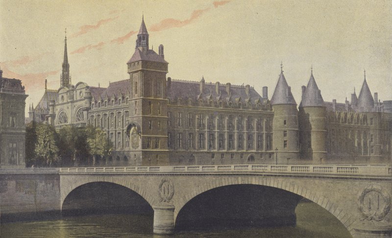 Paris, Justispalasset, The Conciergerie av French Photographer