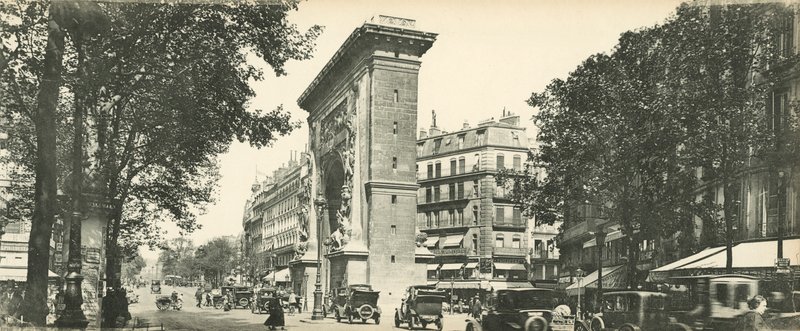 Paris, Perspective of the Grands Boulevards, La Porte St-Denis, Perspective of the Great Boulevards, St-Denis Gate av French Photographer
