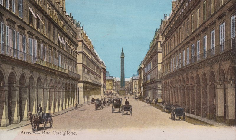 Paris, Rue Castiglione av French Photographer