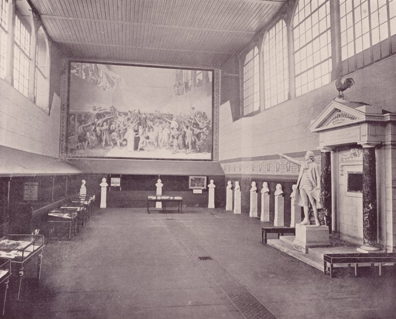 Paris: Tennisbanens hall, Versailles (s/hvitt-bilde) av French Photographer