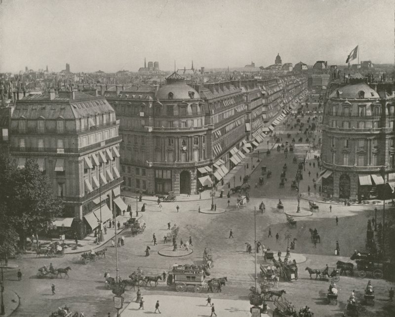 Paris: Utsikt over Avenue de l