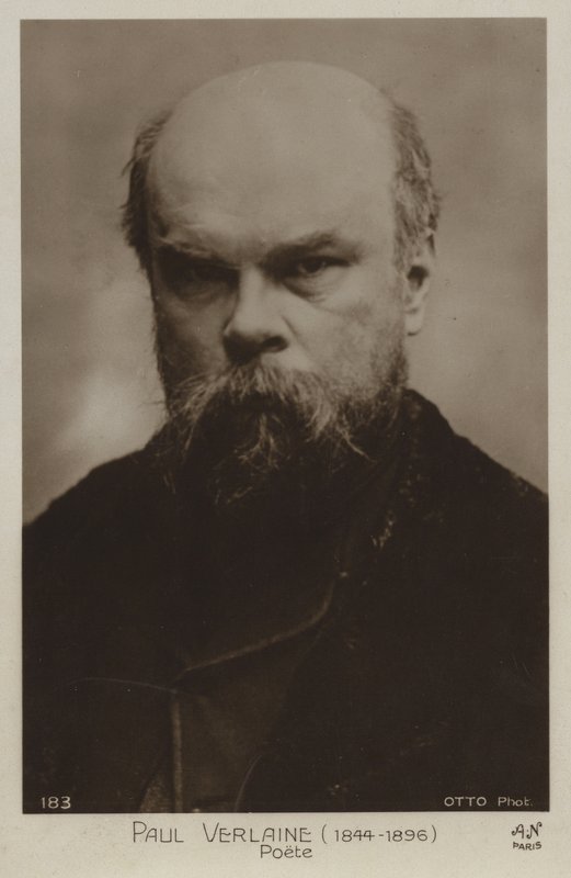 Paul Verlaine , fransk poet av French Photographer