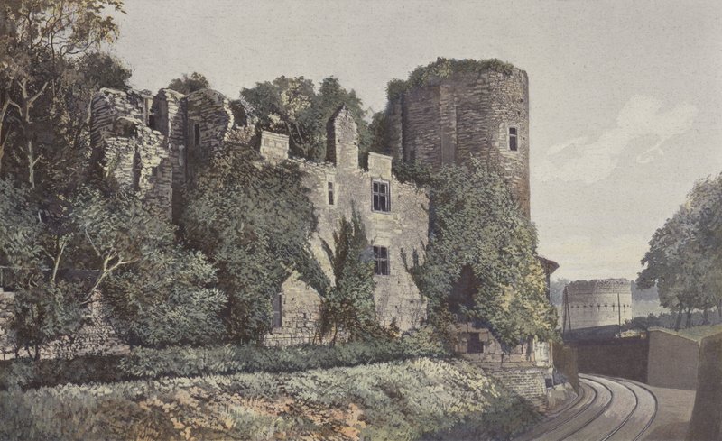 Perigueux, Chateau-Barrière og Tour de Vesone, Utsikt fra lO av French Photographer