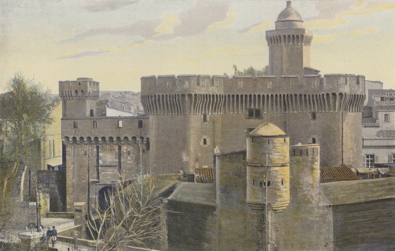 Perpignan, Le Castillet, Ytre side av French Photographer