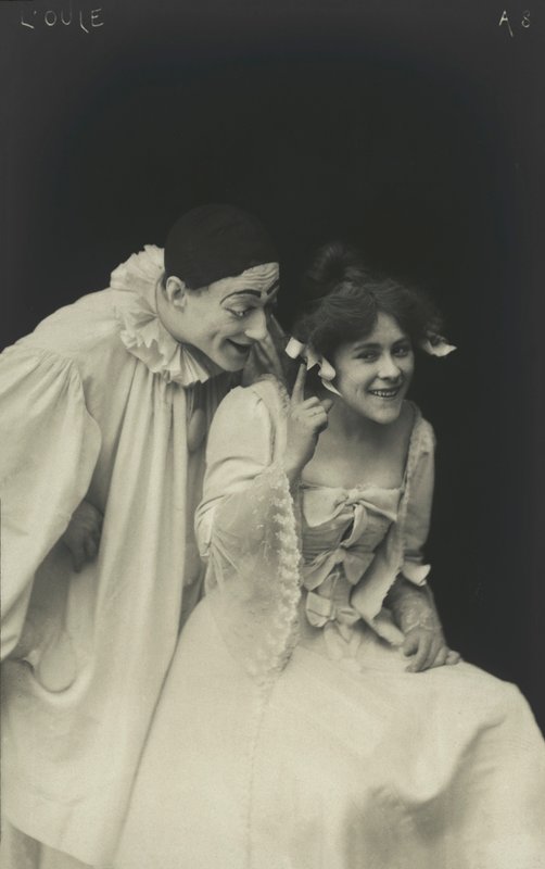 Pierrot (s/hvitt bilde) av French Photographer