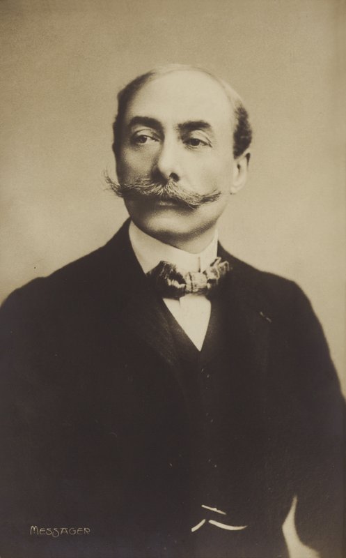 Portrett av André Messager av French Photographer