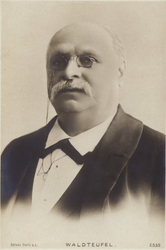 Portrett av Emile Waldteufel av French Photographer