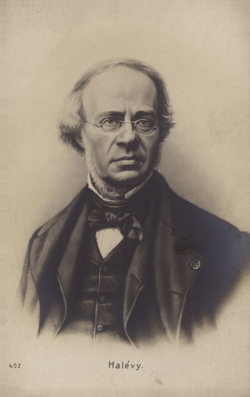 Portrett av Fromental Halevy av French Photographer